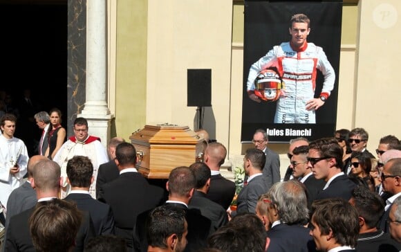 Obsèques de Jules Bianchi le 21 juillet 2015 en la cathédrale Sainte-Réparate de Nice