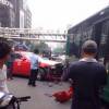 745NGNewsa publié une photo de l'accident de voiture de PSY sur Twitter / juillet 2015