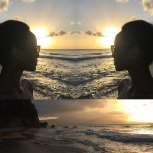 La belle Sonia Rolland en vacances en Martinique. Juillet 2015.