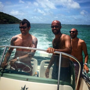 Jalil Lespert en vacances en Martinique avec Sonia Rolland. Juillet 2015.