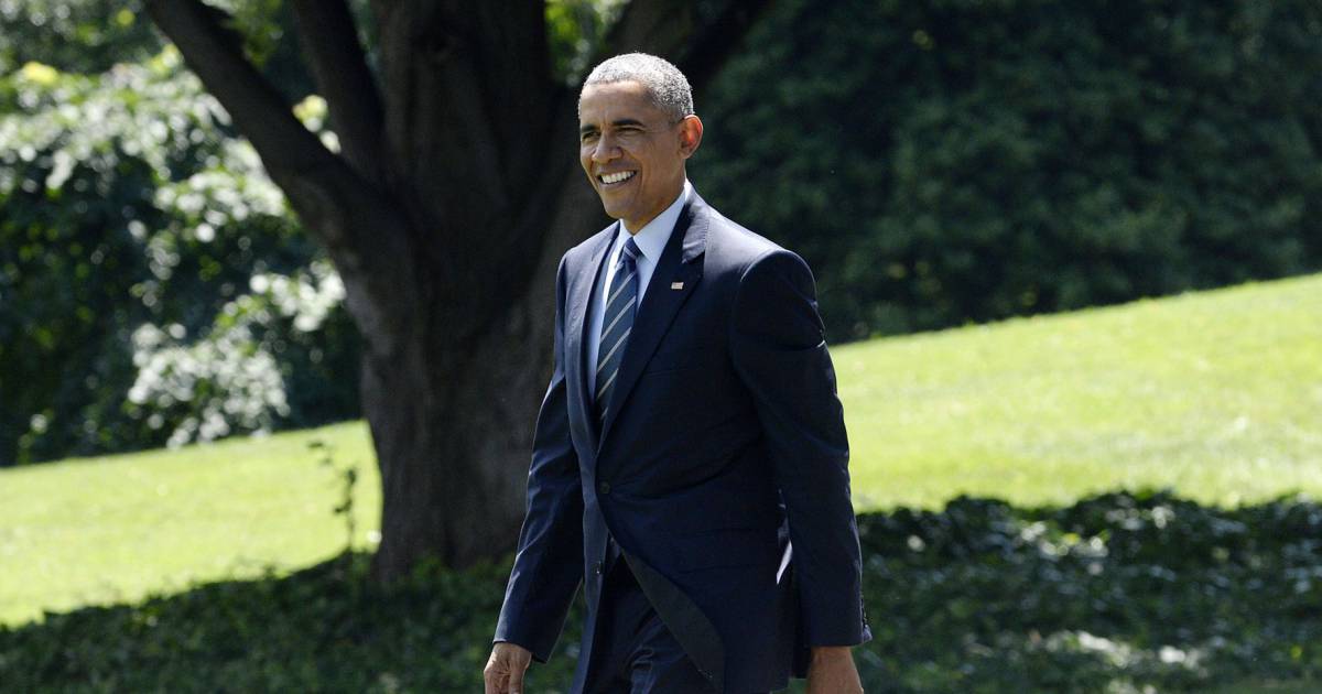 Barack Obama à la Maison Blanche le 14 juillet 2015 - Purepeople