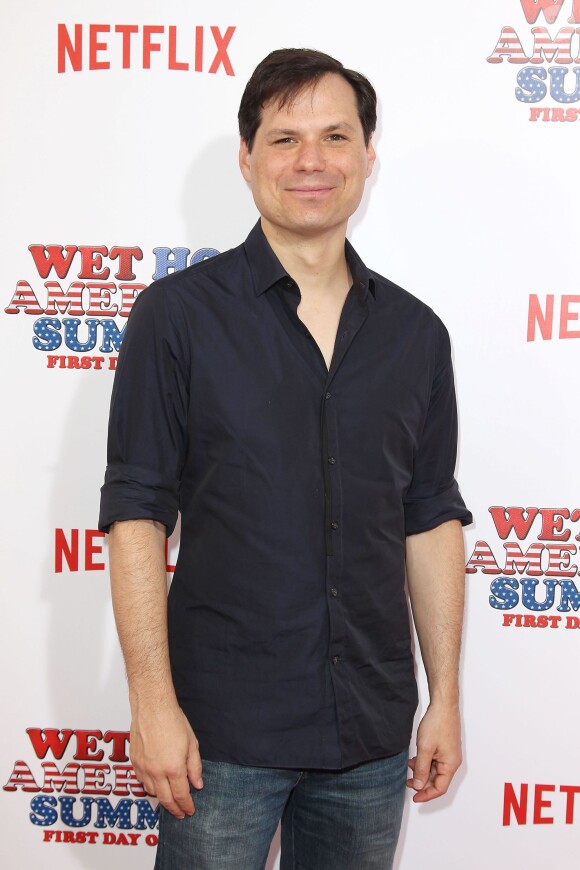 Michael Ian Black à la première de "Wet Hot American Summer: First Day of Camp", la nouvelle série Netflix, à New York le 22 juillet 2015.