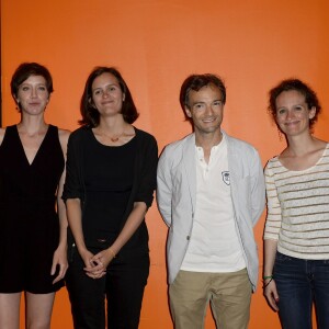 Sara Giraudeau, Rose Philippon, Jonathan Lambert et Alice Philippon - Avant-première du film "Des Bêtises" au Gaumont Opéra à Paris le 21 juillet 2015.