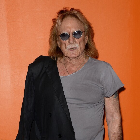 Le chanteur Christophe - Avant-première du film "Des Bêtises" au Gaumont Opéra à Paris le 21 juillet 2015.