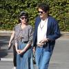 Katy Perry et son petit ami John Mayer se baladent et font du shopping à Hollywood. Le 16 février 2014