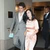 Info - Katy Perry et John Mayer réconciliés? - Katy Perry, au bras de John Mayer, sort du club "Friars Club Roast of Don Rickles" au Waldorf Astoria a New York. Le 24 juin 2013  