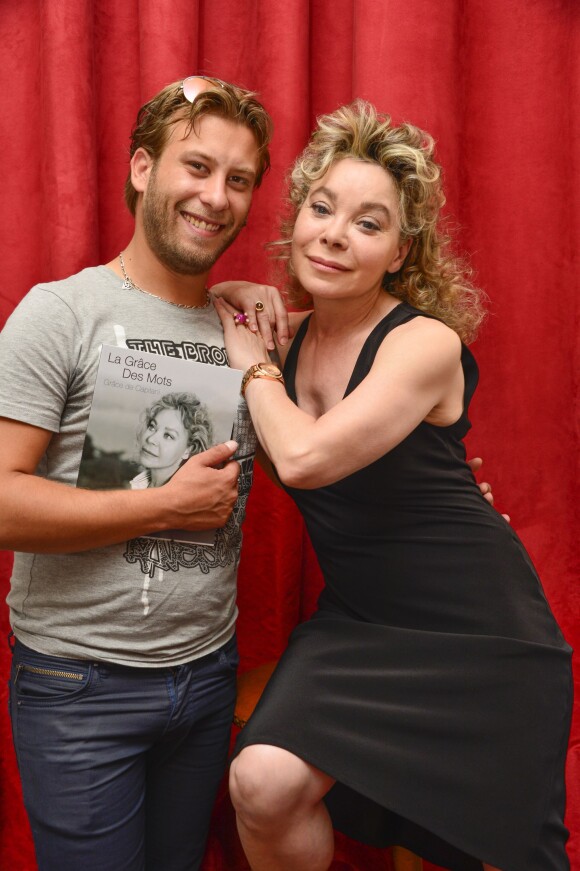 Exclusif - Jordan Chenoz et Grace de Capitani, lors du Festi'Vittel 2015 (Cure de Théâtre) à Vittel le 20 juillet 2015. 