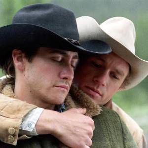 Heath Ledger et Jake Gyllenhaal dans Le Secret de Brokeback Mountain.