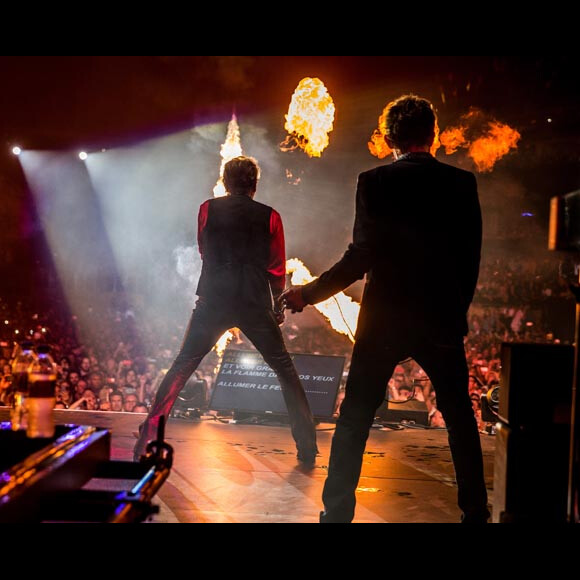 Exclusif - Johnny Hallyday en concert aux Francofolies à La Rochelle le 14 juillet 2015.