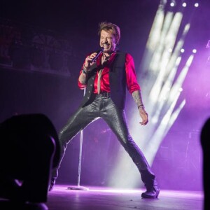 Exclusif - Johnny Hallyday en concert aux Francofolies à La Rochelle le 14 juillet 2015.