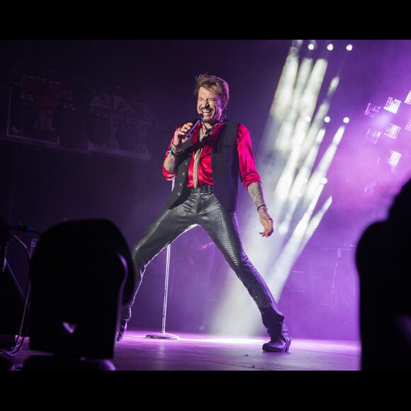 Exclusif - Johnny Hallyday en concert aux Francofolies à La Rochelle le 14 juillet 2015.