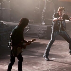 Exclusif - Johnny Hallyday en concert aux Francofolies à La Rochelle le 14 juillet 2015.