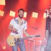 Exclusif - Johnny Hallyday en concert au Big Festival à Biarritz le 17 juillet 2015 avec Maxime Nucci à la guitare.