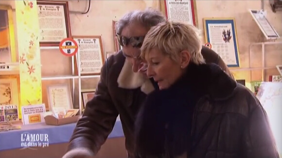 Thierry et Annick et Catherine, dans L'amour est dans le pré 2015 (épisode du lundi 27 juillet 2015).