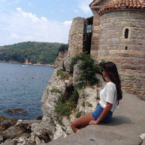 La belle Malika Ménard en vacances en Croatie. Juillet 2015.