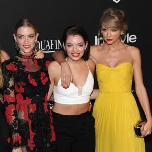 Jaime King, Lorde et Taylor Swift à Los Angeles, le 11 janvier 2015.