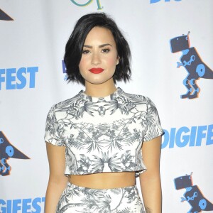 Demi Lovato au DigiFest 2015 à New York. Le 6 juin 2015