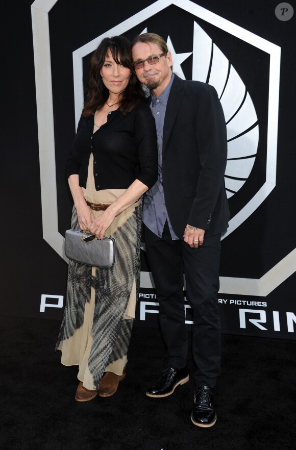 Katey Sagal and Kurt Sutter attending the Pacific Rim premiere in Los Angeles, CA, USA on July 9, 2013. Photo by Tammie Arroyo/AFF/ABACAPRESS.COM10/07/2013 - Los Angeles