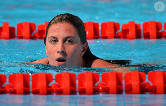Charlotte Bonnet lors des Championnats du monde de Barcelone, le 30 juillet 2013
