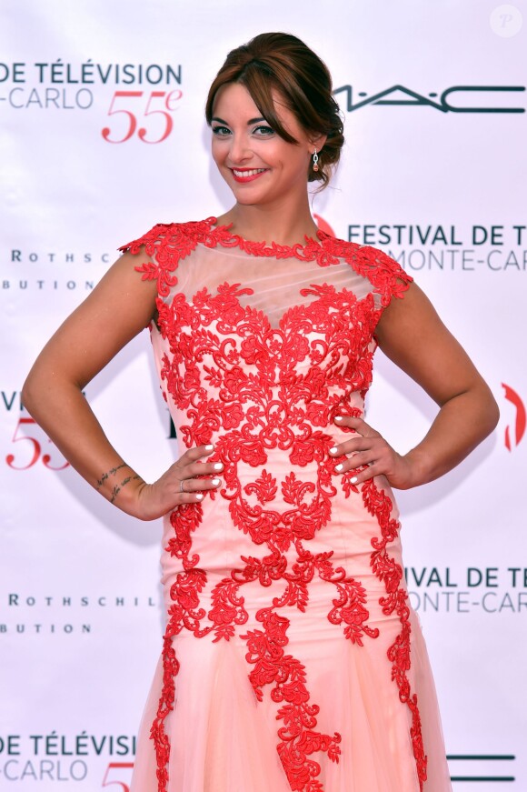 Priscilla Betti, à Monaco, le 13 juin 2015.