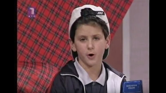Novak Djokovic, lors de sa première interview en 1994