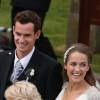Andy Murray et Kim Sears se marient à la cathédrale de Dunblane en Ecosse, le 11 avril 2015.