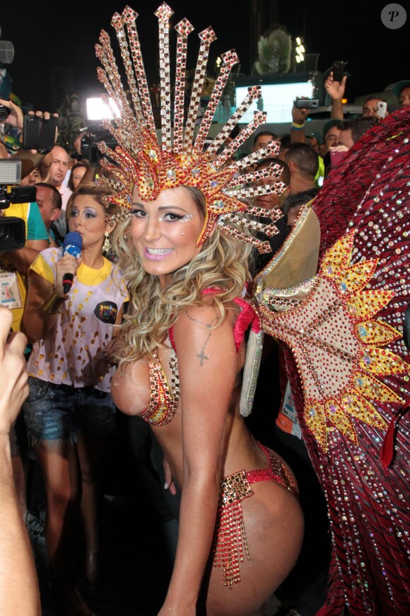 Andressa Urach à Sao Paulo le 28 février 2014