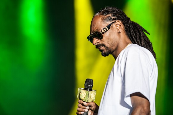 Snoop Dogg en concert à Stuttgart. Le 21 juillet 2015  