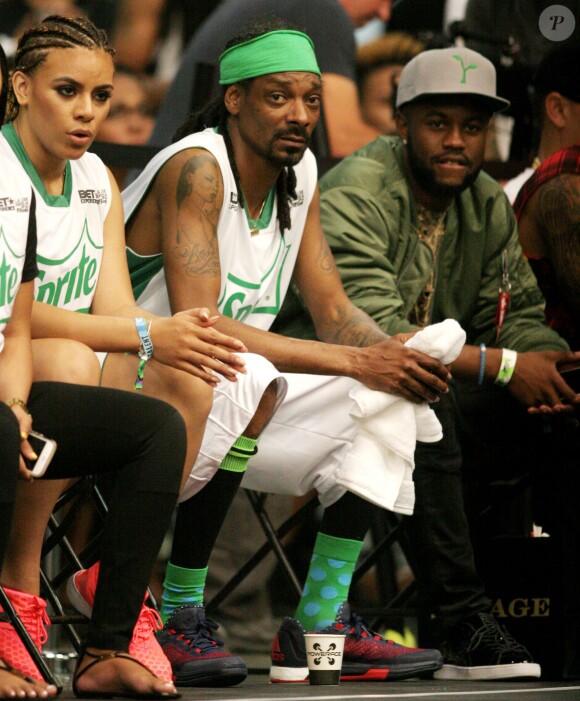 Snoop Dogg (Calvin Cordozar Broadus) - Match de basket "Sprite Celebrity Basketball Game" à Los Angeles le 27 juin 2015 