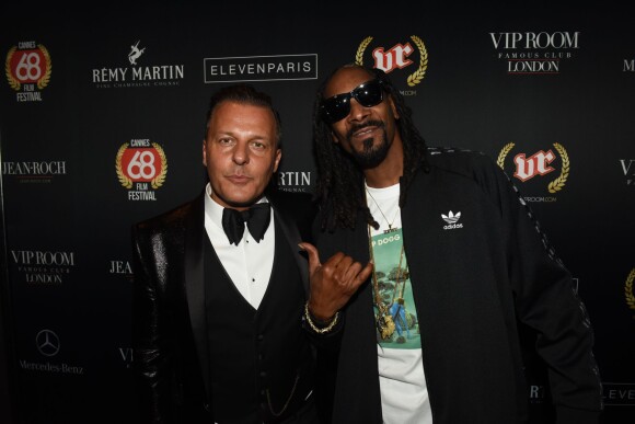 Exclusif - Snoop Dogg et Jean Roch - Snoop Dogg mixe au VIPROOM à Cannes le 19 mai 2015 - 68 ème Festival du Film de Cannes 2015  