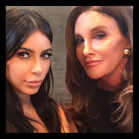 Kim Kardashian et Caitlyn Jenner à l'anniversaire de Kylie Jenner / août 2015