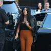 Kourtney Kardashian arrive au restaurant Nobu pour les 18 ans de Kylie Jenner en famille, Malibu, Los Angeles, le 7 aout 2015