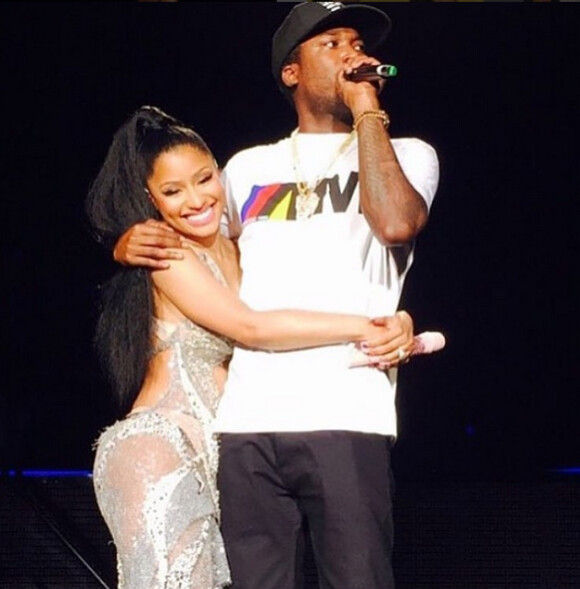 Nicki Minaj et Meek Mill en août 2015 à Atlanta, photo Instagram