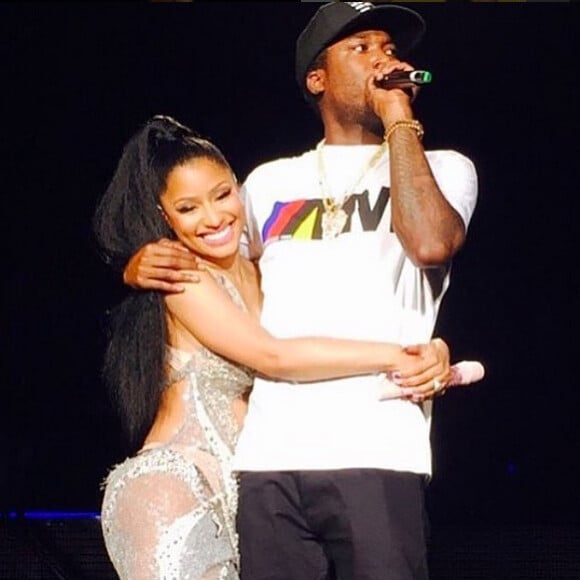Nicki Minaj et Meek Mill en août 2015 à Atlanta, photo Instagram