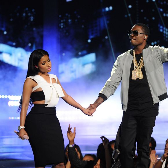 Nicki Minaj et Meek Mill lors des BET Awards le 28 juin 2015 à Los Angeles.