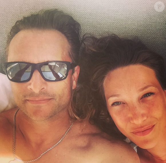 David et Laura se prélassent à Ibiza. Août 2015