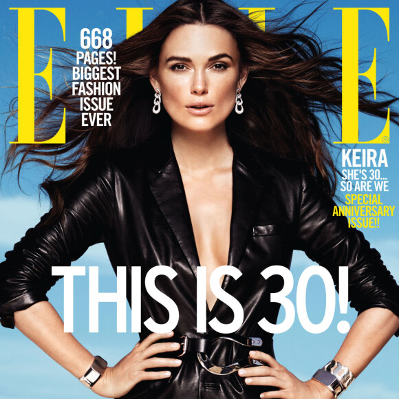 Keira Knightley en couverture du magazine ELLE