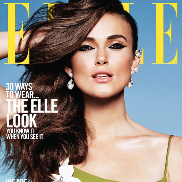 Keira Knightley en couverture du ELLE américain pour son 30e anniversaire