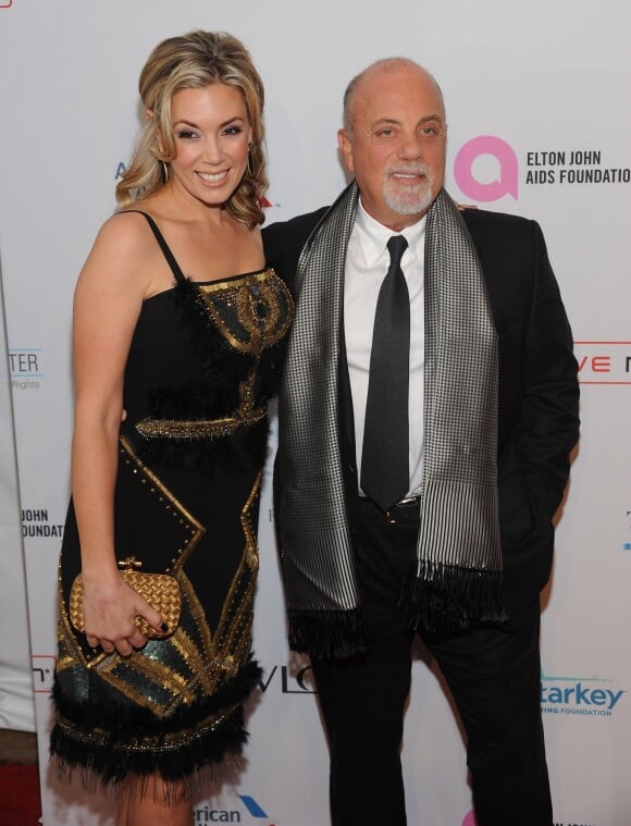 Billy Joel et Alexis Broderick au gala de la Elton John AIDS Foundation à New York le 15 octobre 2013.