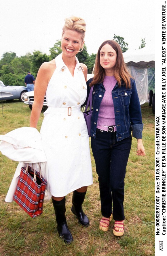 Christie Brinkley et sa fille Alexa Ray, issue de son mariage avec Billy Joel, en 2001 à New York