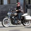 Exclusif - Billy Joel à moto dans Miami en janvier 2012