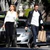 Exclusif - Sophia Bush fait du shopping avec son petit ami Jesse Soffer à West Hollywood, le 23 janvier 2015 