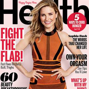 Retrouvez l'intégralité de l'interview de Sophia Bush dans le numéro de septembre de Health Magazine.