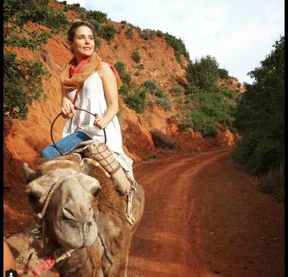 Sophia Bush au Maroc / photo postée sur le compte Instagram de l'actrice.