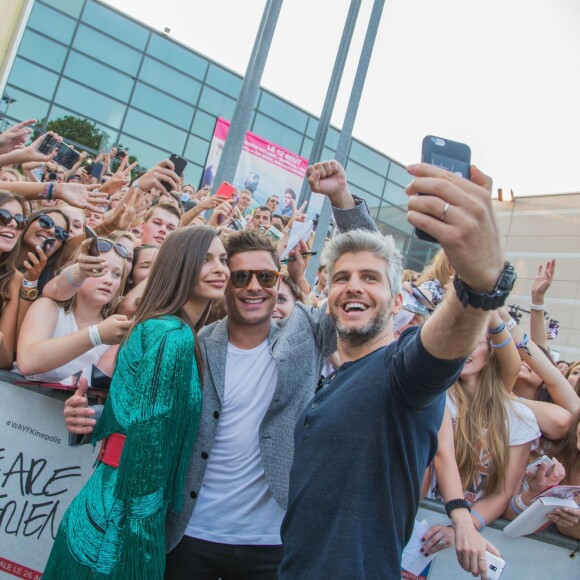 Zac Efron, Emily Ratajkowski, Max Joseph - Avant-première du film "We Are Your Friends" au Kinepolis Lomme (Lille), le 12 août 2015.