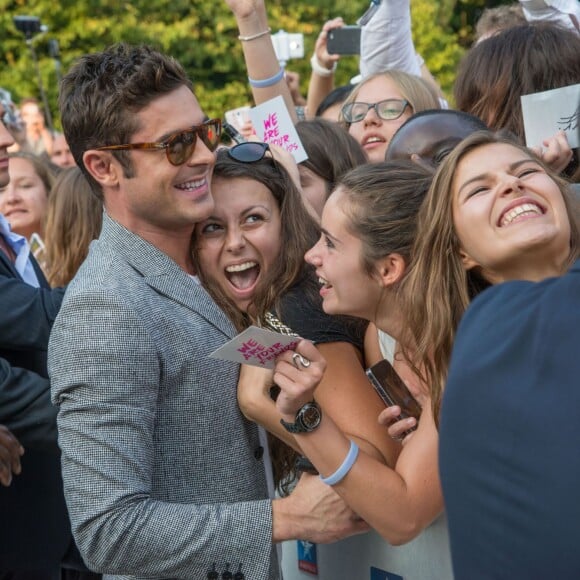 Zac Efron - Avant-première du film "We Are Your Friends" au Kinepolis Lomme (Lille), le 12 août 2015.