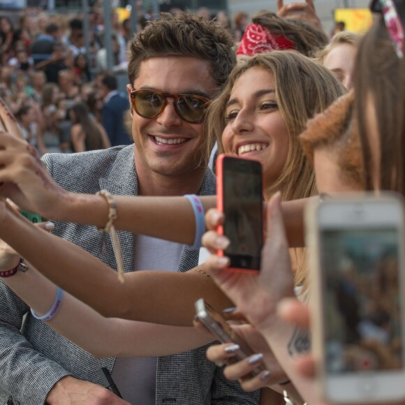 Zac Efron - Avant-première du film "We Are Your Friends" au Kinepolis Lomme (Lille), le 12 août 2015.