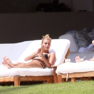 Kendall Jenner, Hailey Baldwin, Justine Skye et Pia Mia profitent d'un après-midi ensoleillé à la Casa Aramara, à Punta Mita. Le 13 août 2015.