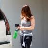 Jessica Biel sort un cours de gym à West Hollywood, Los Angeles, le 13 août 2015.