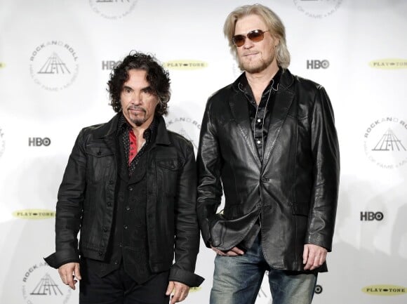 John Oates et Daryl Hall lors de la 29eme édition du Annual Rock and Roll Hall of Fame Induction Ceremony à Brooklyn, le 10 avril 2014